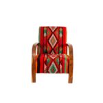 Fauteuil ZAYANE – Rouge avec motifs en crochet – Image 2