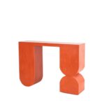 Console NARA – Terracotta en Bois et Tadelakt – Image 2